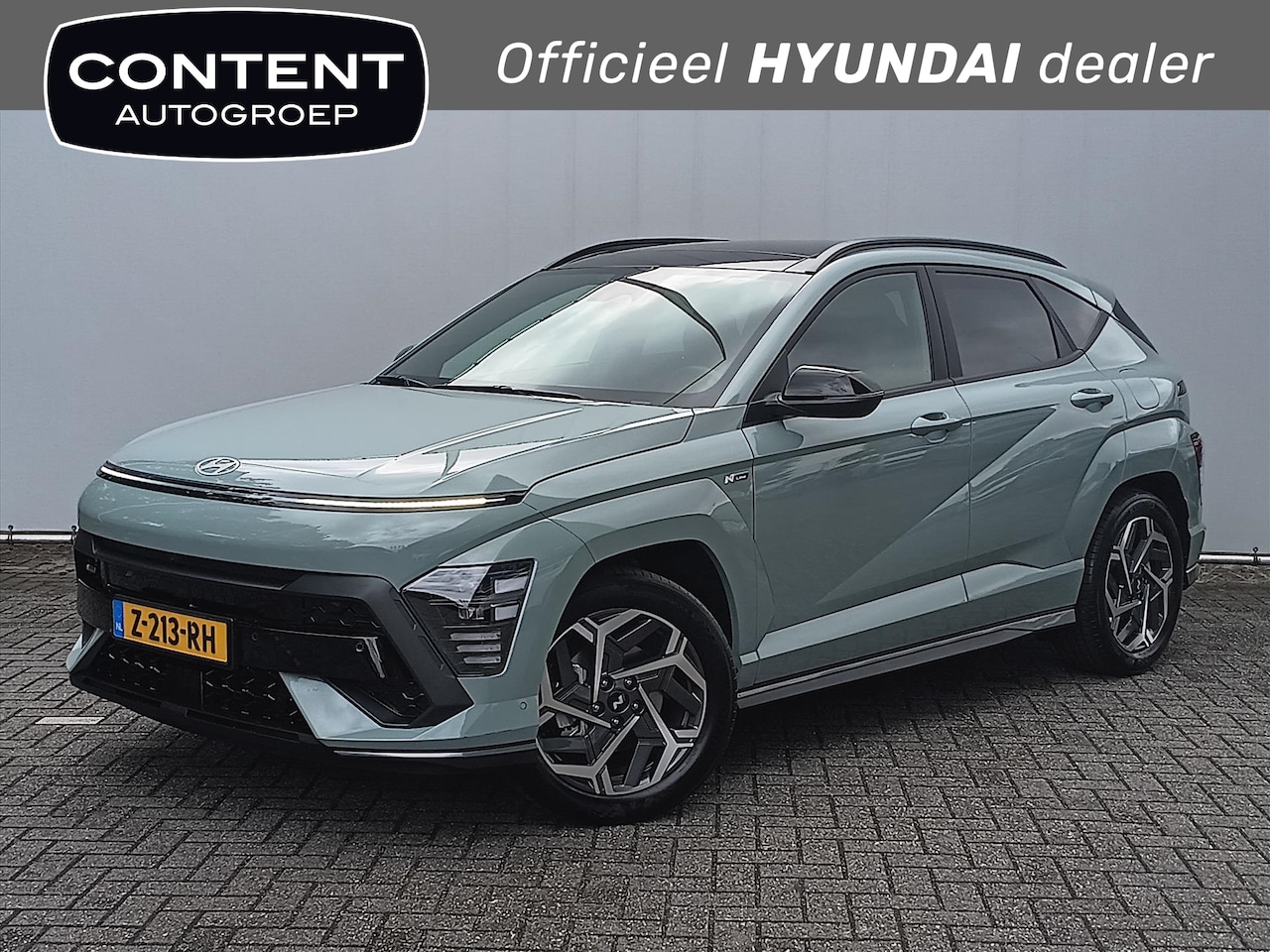 Hyundai Kona - 1.6 GDI HEV 141pk DCT N Line Sky II Schuif/Kantel-dak II Unieke kilometers - AutoWereld.nl