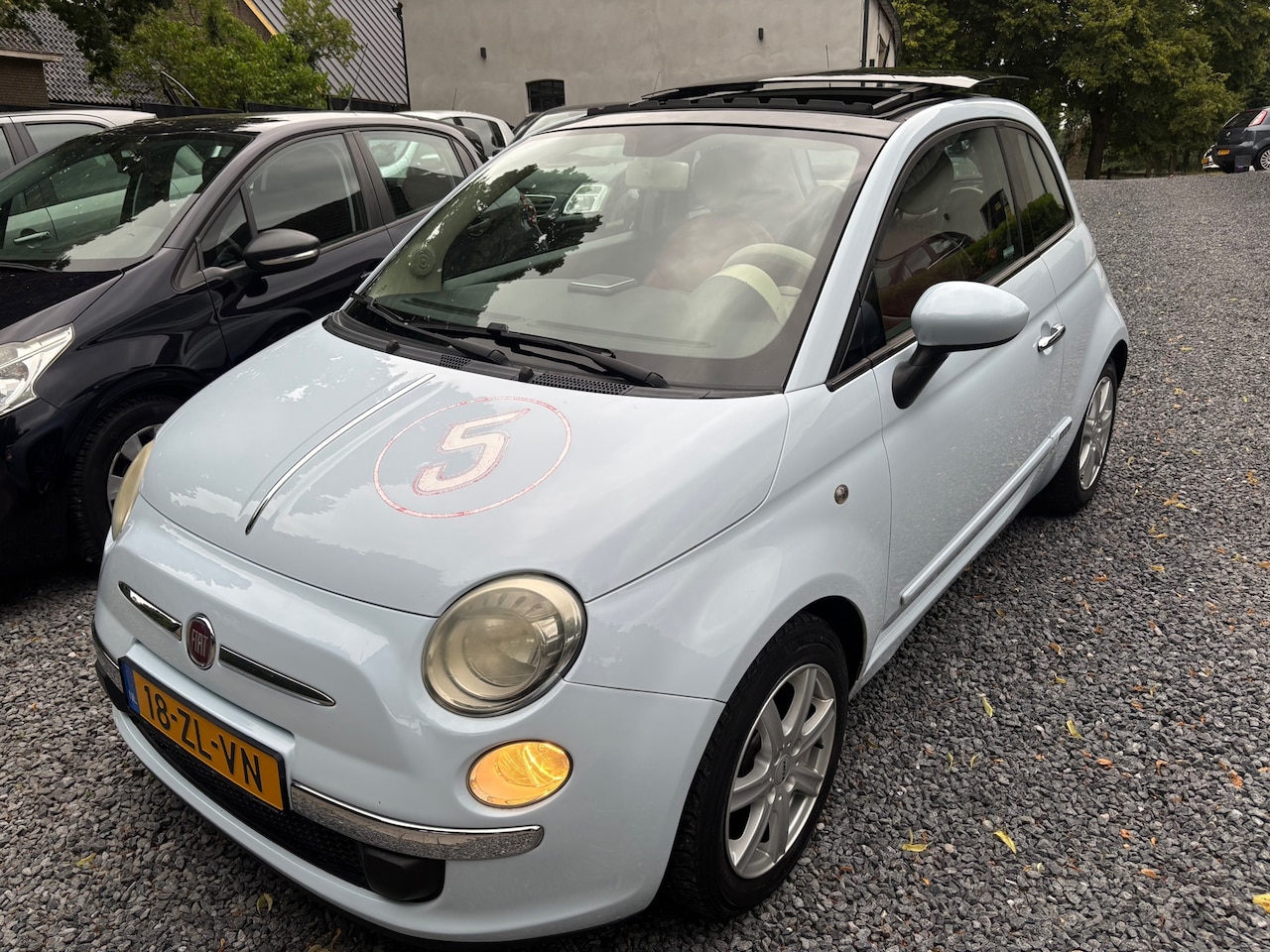 Fiat 500 - 1.2 Lounge OPEN PANORAMADAK - AutoWereld.nl