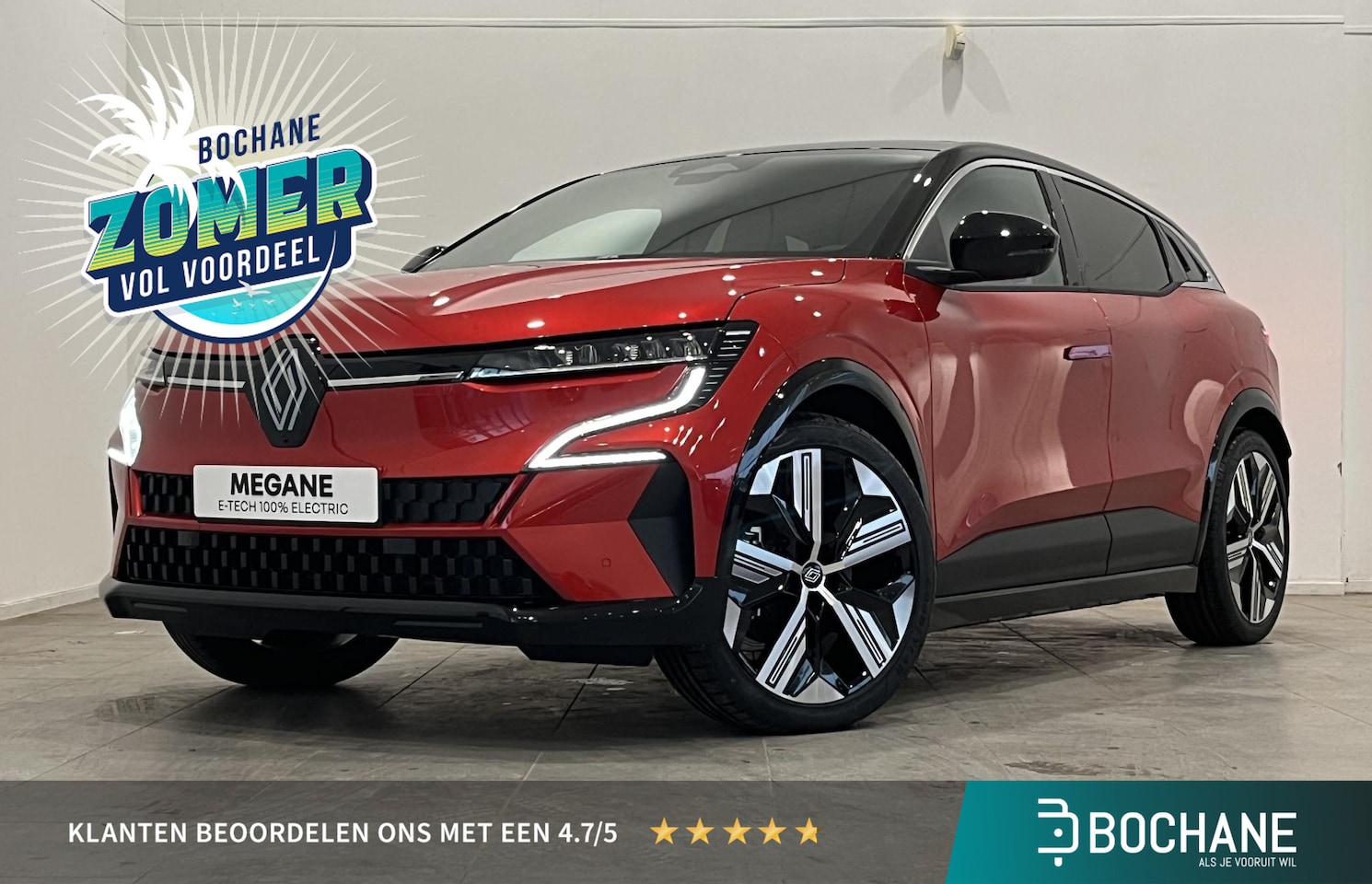 Renault Mégane E-Tech - Iconic 220 Comfort Range 60 kWh | Pack Augmented Vision & Advanced Driving Assist | Van: € - AutoWereld.nl