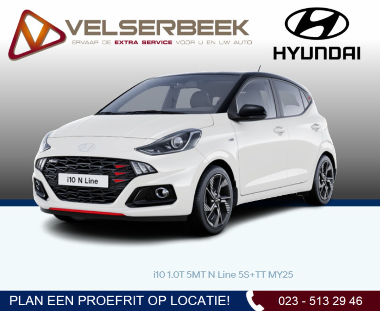 Hyundai i10 - 1.0 T-GDI N Line 5-zits **NIEUW**DIRECT RIJDEN** - AutoWereld.nl