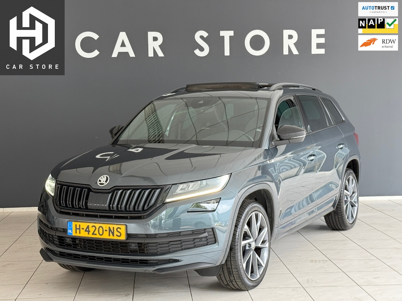 Skoda Kodiaq - 1.5 TSI DSG Sportline 7Pers Pano|Canton|Sportstoelen|Columbus - AutoWereld.nl