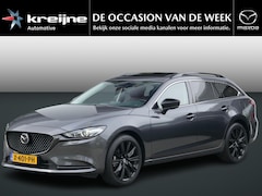 Mazda 6 Sportbreak - 2.5 SkyActiv-G 194 Homura | AUTOMAAT | Rood Lederen Bekleding | Sunroof | Afneembare trekh