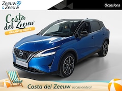 Nissan Qashqai - 1.3 MHEV Xtronic Tekna *Automaat*Navi+Camera*Panoramadak*Parc Assist*RIJK UITGERUST