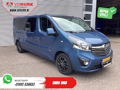 Opel Vivaro - 1.6 CDTI 140 pk L2 DC Dubbel Cabine EXPORT ONLY 2x Schuifdeur/ Leder/ Climate/ Carplay/ Ca
