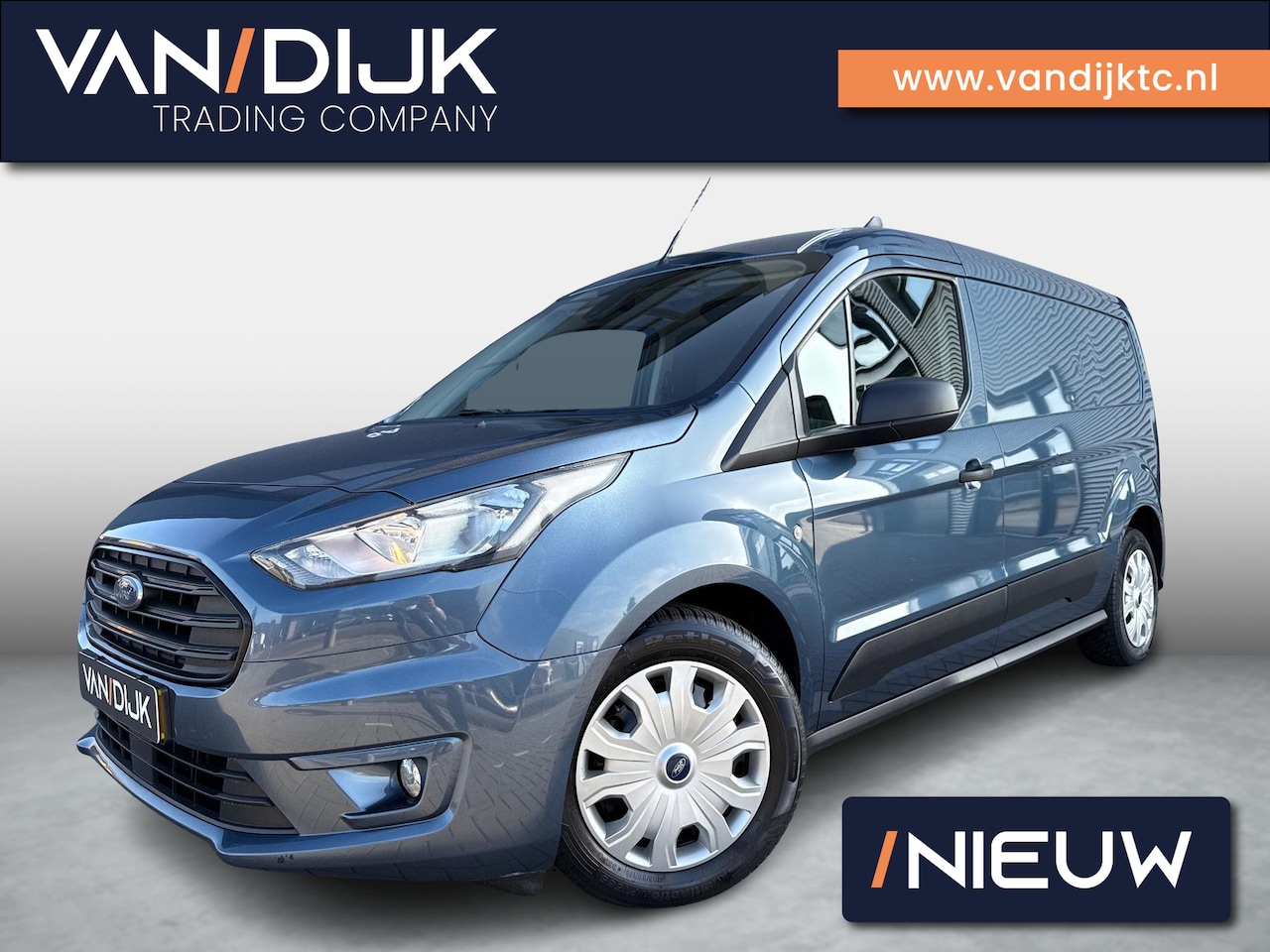Ford Transit Connect - 1.5 EcoBlue L2 Trend ✓Automaat ✓Navigatie ✓Camera ✓Airco ✓Cruise ✓Voorruitverwarming ✓Park - AutoWereld.nl