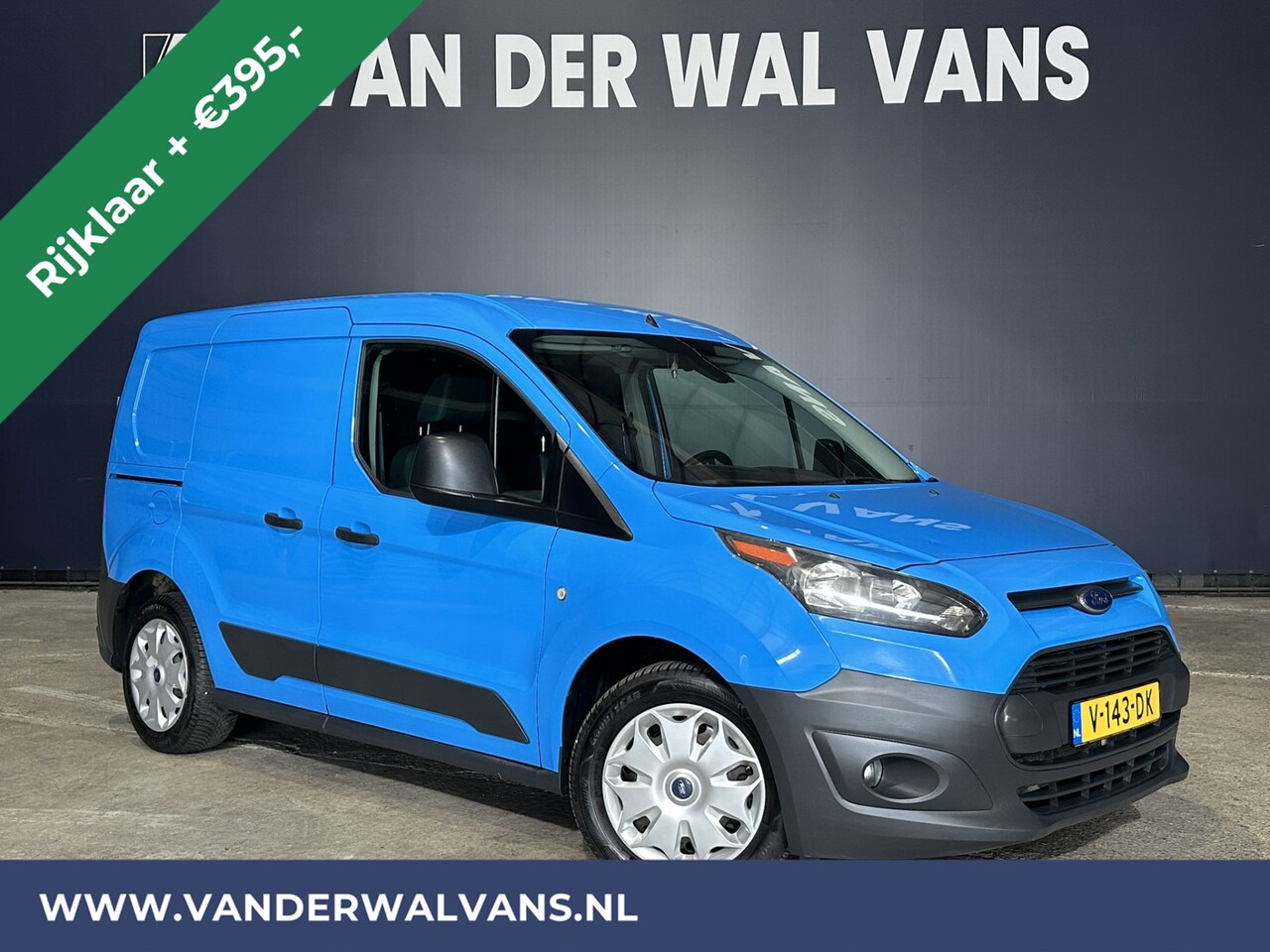 Ford Transit Connect - 1.5 TDCI 101pk L1H1 Euro6 RIJKLAAR Airco | Trekhaak | Cruisecontrol | Kast | Zijdeur - AutoWereld.nl
