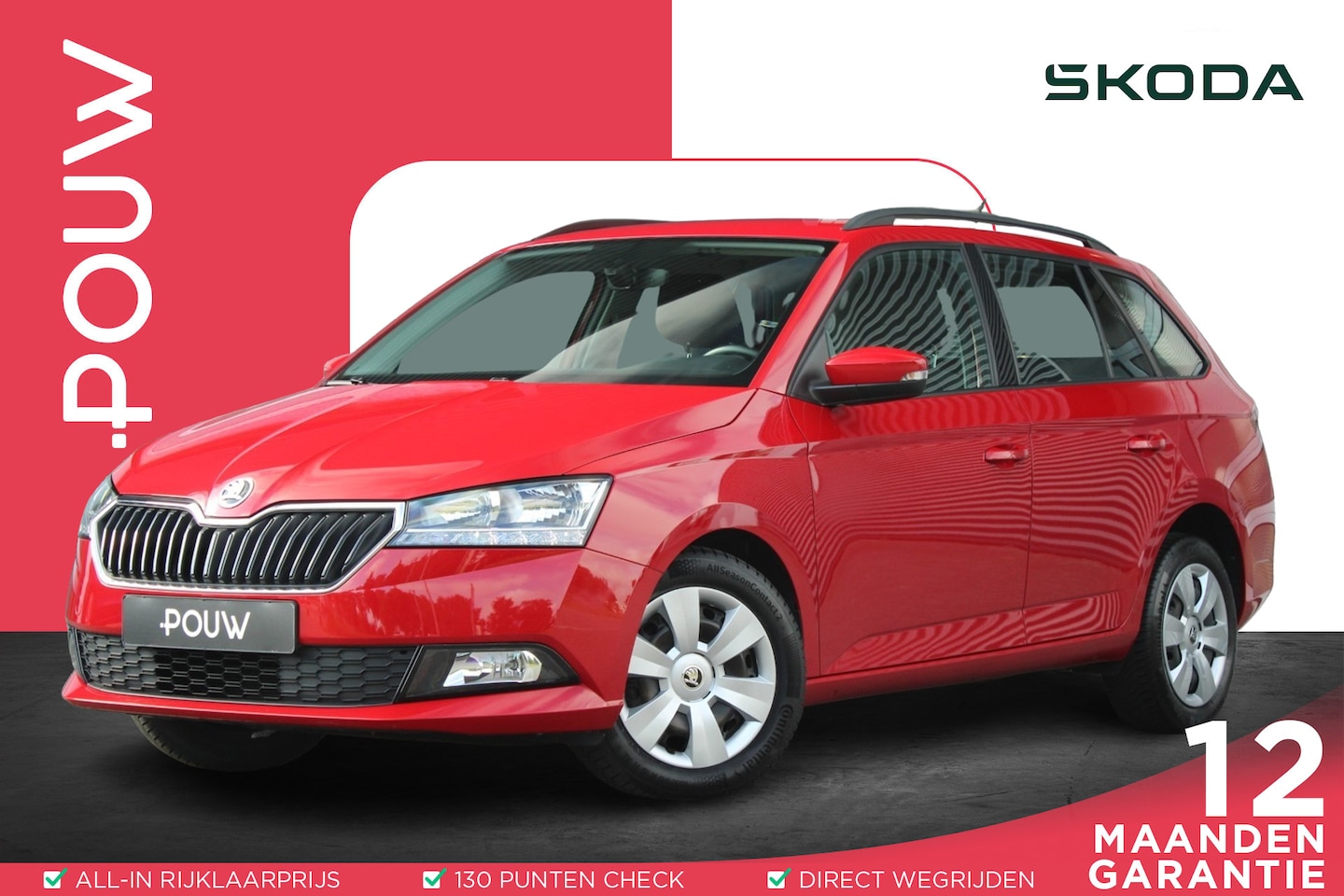 Skoda Fabia Combi - 1.0 TSI 95pk Ambition | Trekhaak | Cruise Control | Apple CarPlay/ Android Auto | Automati - AutoWereld.nl