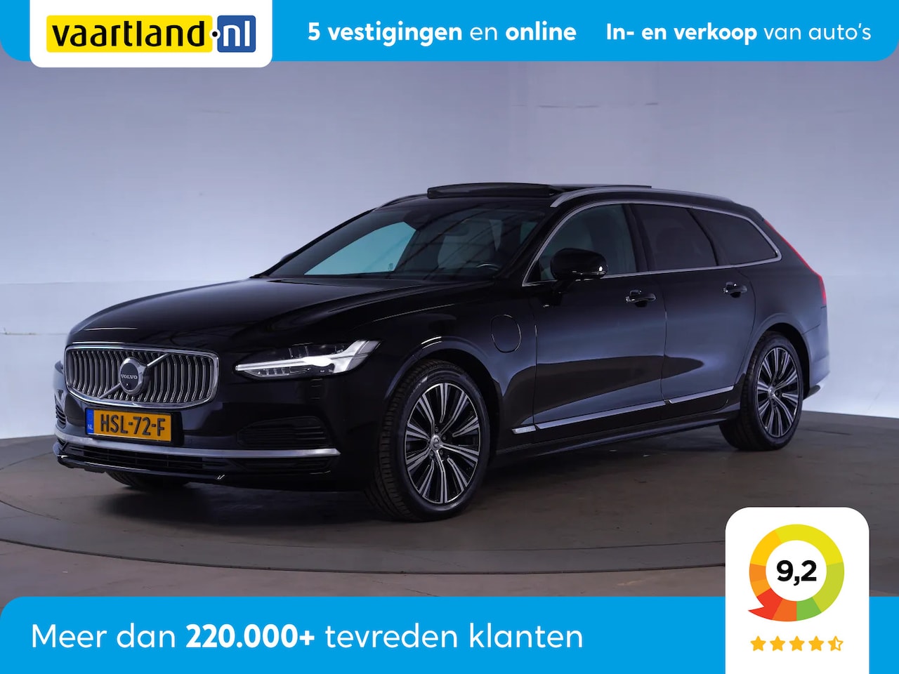 Volvo V90 - 2.0 T6 340pk AWD Inscription Aut. [ Panorama Harman/Kardon Head-up - AutoWereld.nl