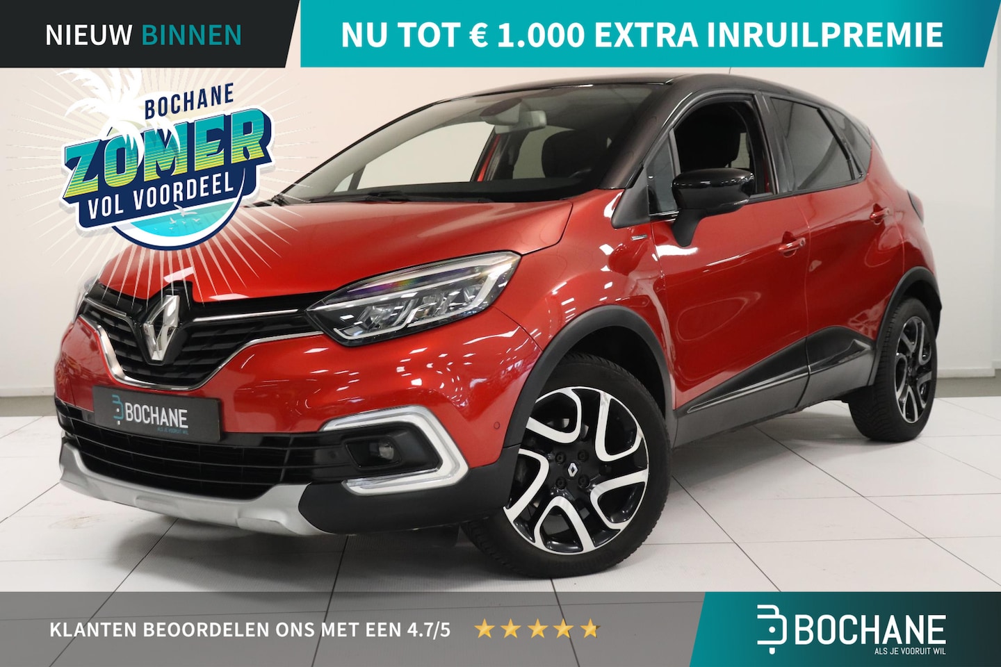 Renault Captur - 1.2 TCe 120 EDC Intens | Camera | Climate control| Cruise control | Navigatie | LED | Arms - AutoWereld.nl