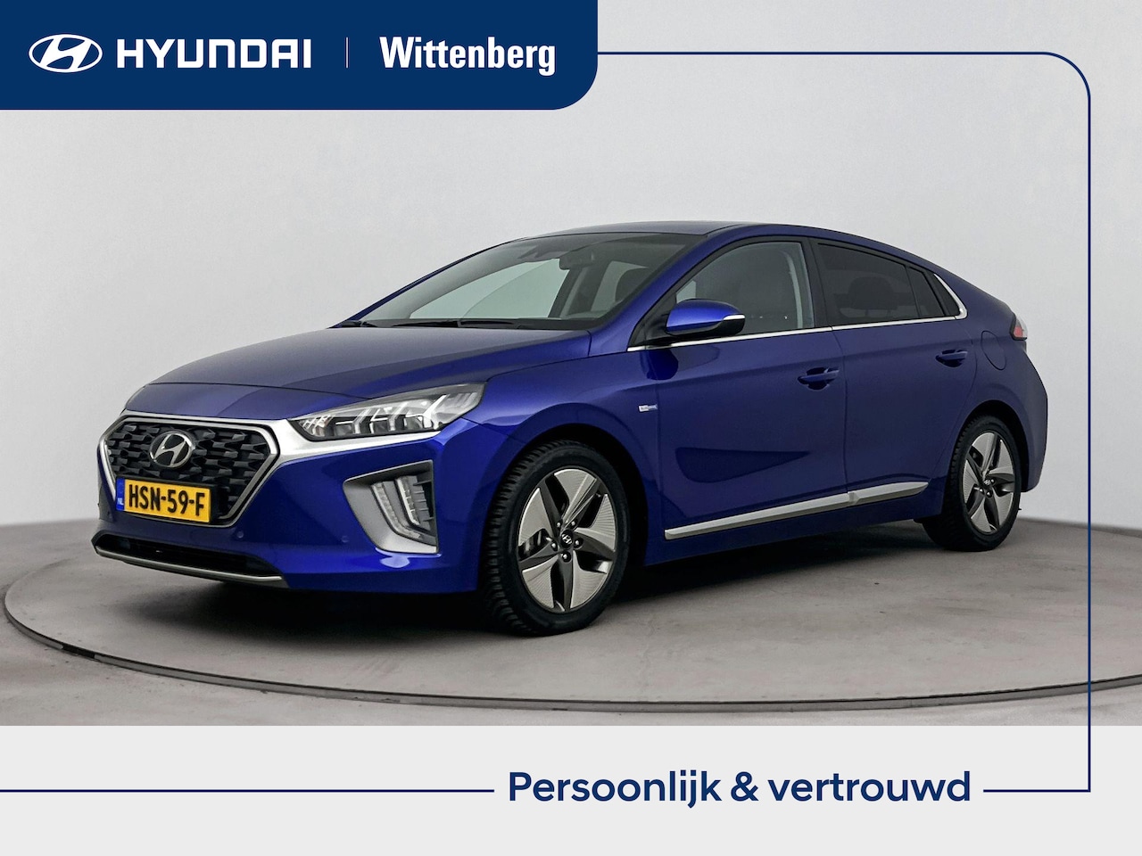 Hyundai IONIQ - 1.6 GDi Premium - Plus Sky | Lage km-stand! | Leer | Schuifdak | Memory | Stoel + stuurver - AutoWereld.nl