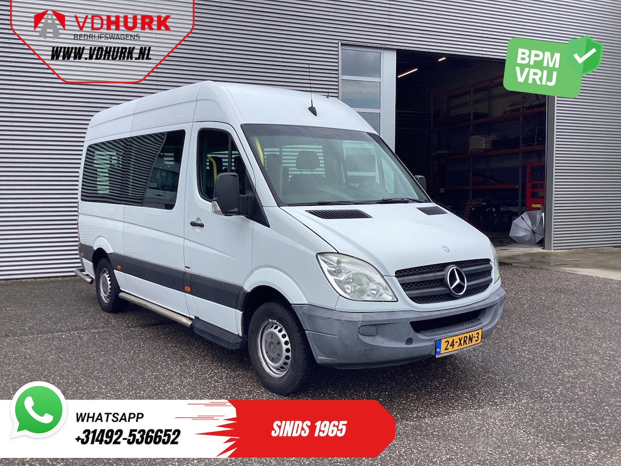 Mercedes-Benz Sprinter - 313 2.2 CDI L2H2 €10.164 Incl. BTW BPM VRIJ! EXPORT ONLY Combi/ 9 Persoons/ Kombi/ 9P/ Air - AutoWereld.nl