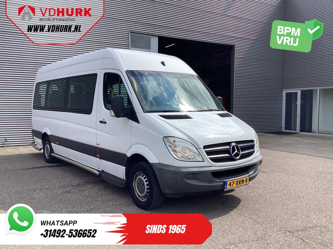 Mercedes-Benz Sprinter - 313 2.2 CDI L3H2 €10.527 Incl. BTW BPM VRIJ! EXPORT ONLY Combi/ 9 Persoons/ Kombi/ 9P/ Air - AutoWereld.nl