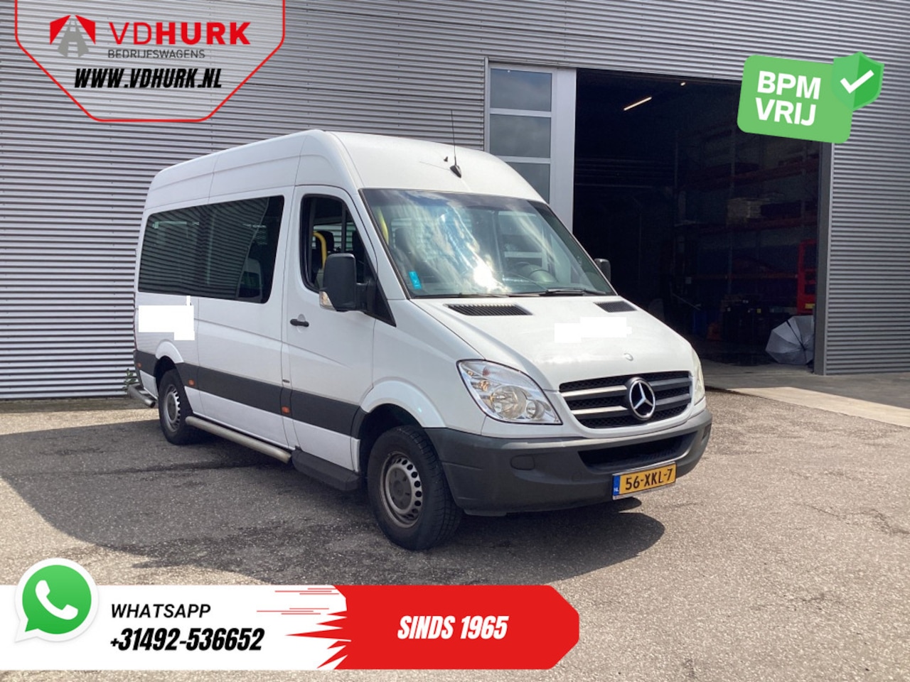 Mercedes-Benz Sprinter - 313 2.2 CDI L2H2 €9.922 Incl. BTW BPM VRIJ! EXPORT ONLY Combi/ 9 Persoons/ Kombi/ 9P/ Airc - AutoWereld.nl