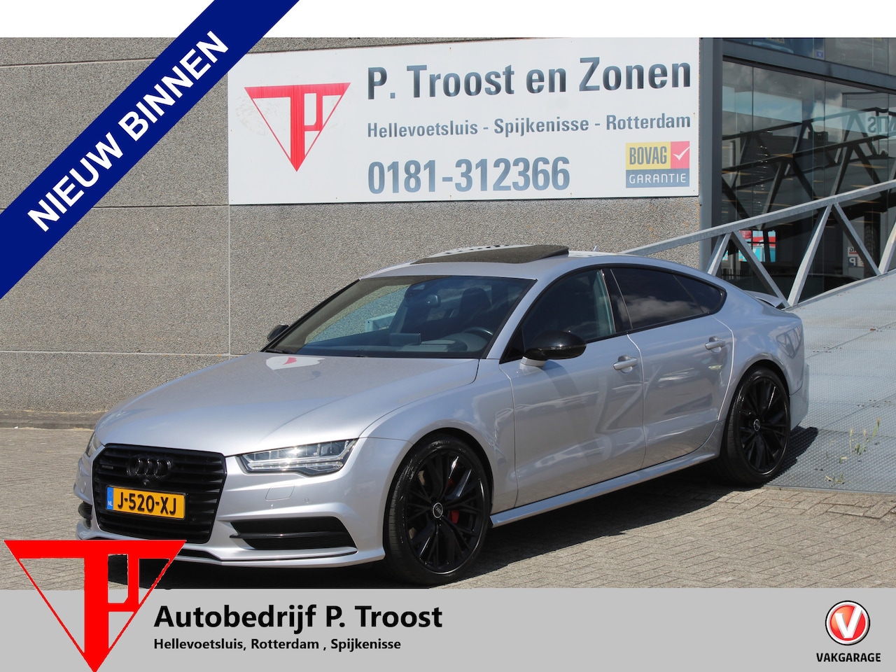 Audi A7 Sportback - 3.0 TDI BiT quattro Competition Stage 3 450pk!!! 843 nm!! S-line AUTOMAAT/Schuif-kantel da - AutoWereld.nl