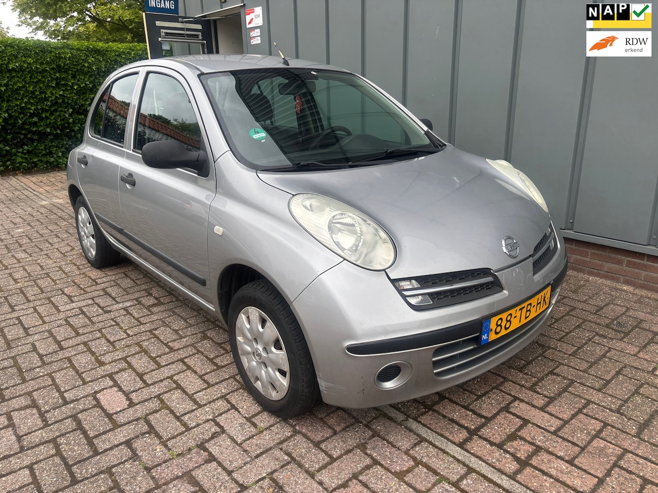 Nissan Micra - 1.2 Visia //APK//NAP//Airco//5drs//INRUILKOOPJE - AutoWereld.nl
