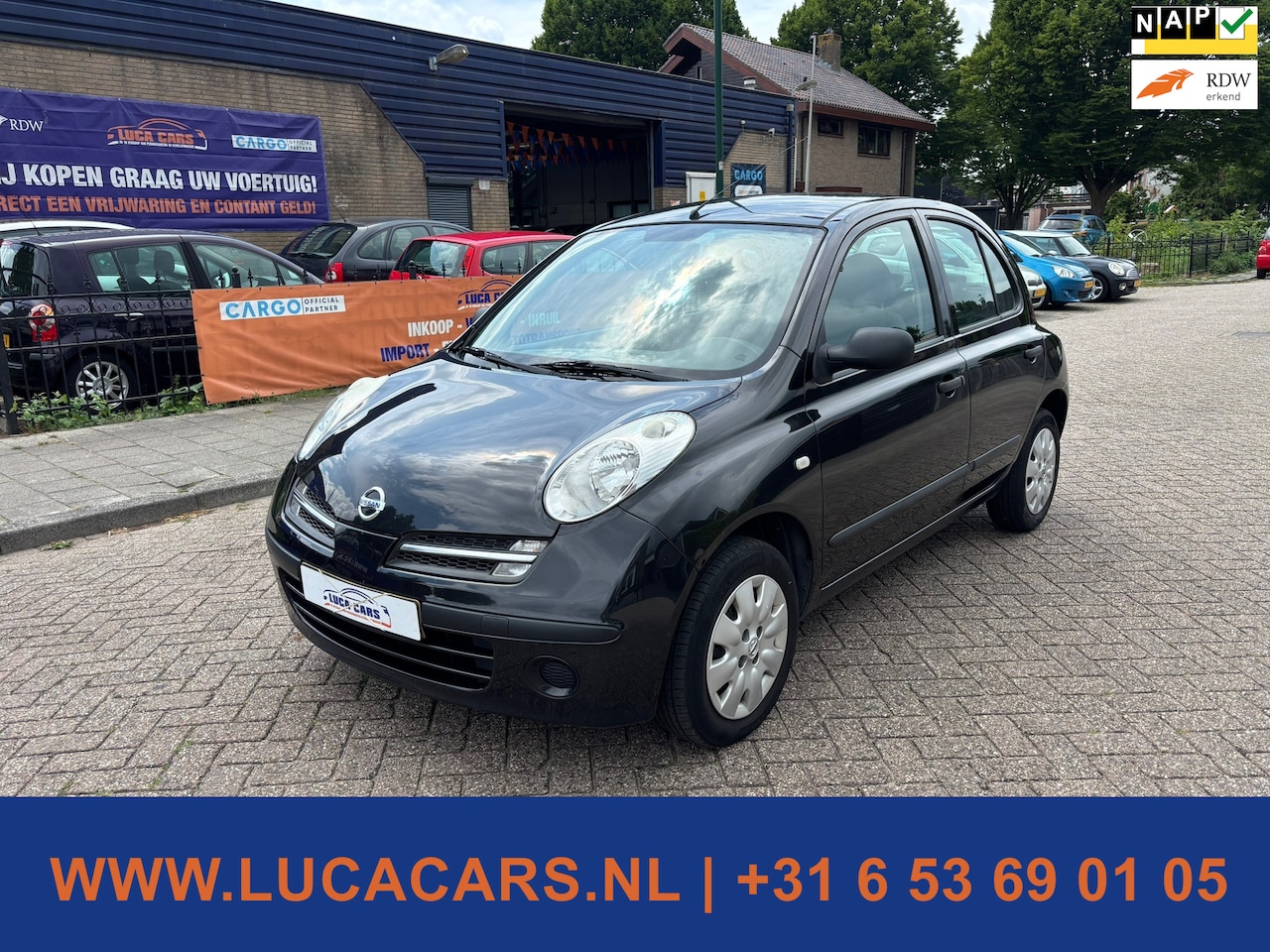 Nissan Micra - 1.2 Visia NIEUWE APK! 2X SLEUTEL + BOEKJES! - AutoWereld.nl