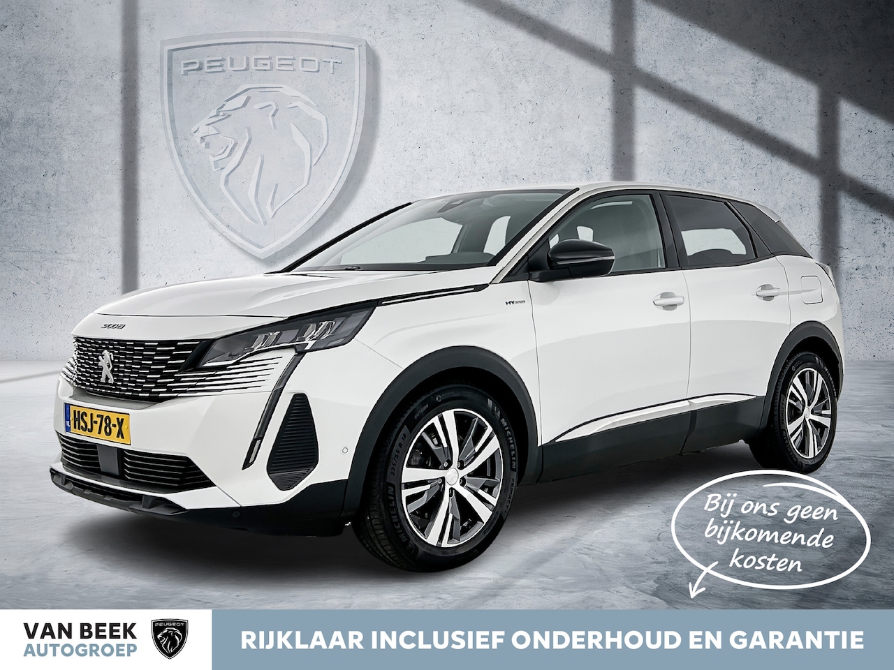 Peugeot 3008 - Plug-in Hybrid 225pk automaat Allure Pack Business | Rijklaar | Parkeersensoren Rondom | C - AutoWereld.nl