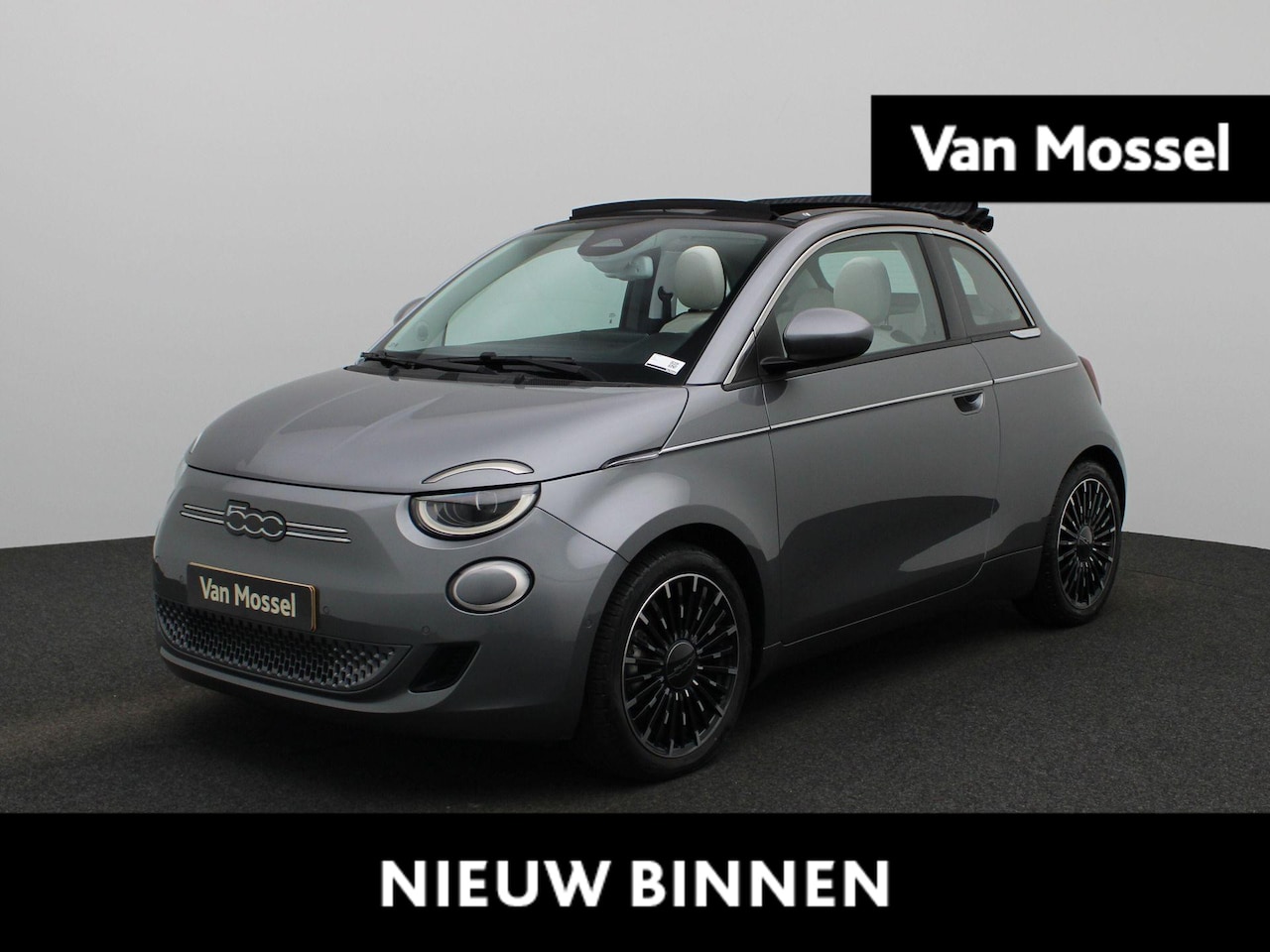 Fiat 500 C - La Prima 42 kWh Cabriotop| BTW| Automaat | WLTP 320 km| Navigatie| Achteruitrijcamera| Cru - AutoWereld.nl