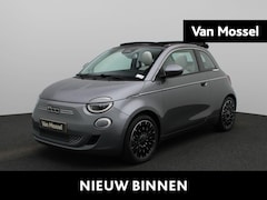 Fiat 500 C - La Prima 42 kWh Cabriotop| BTW| Automaat | WLTP 320 km| Navigatie| Achteruitrijcamera| Cru