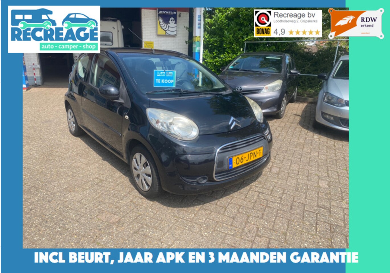 Citroën C1 - 1.0i Séduction 3mnd gar., jaar APK, beurt - AutoWereld.nl
