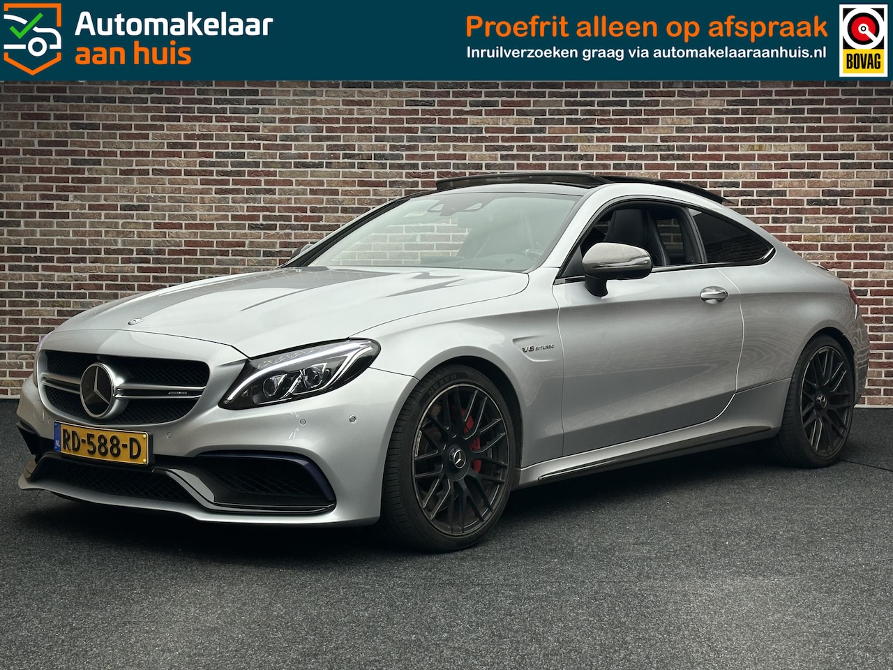 Mercedes-Benz C-klasse Coupé - AMG 63 S Carbon Pakket Panorama Kuipstoel Head - AutoWereld.nl