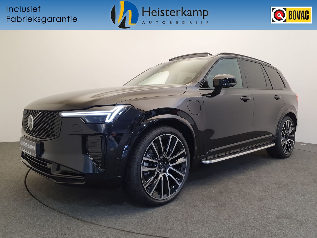 Volvo XC90 - 2.0 T8 Plug-in hybrid AWD Ultra Dark 7p. €113.500,- nieuw, Wegklapbare trekhaak, Luchtveri - AutoWereld.nl