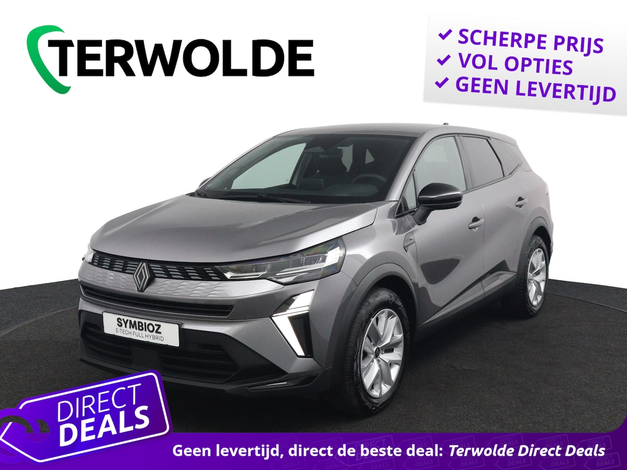 Renault Symbioz - 1.6 E-Tech full hybrid 145 evolution | Gris Cassiopée | Achteruitrijcamera | Elektronisch - AutoWereld.nl