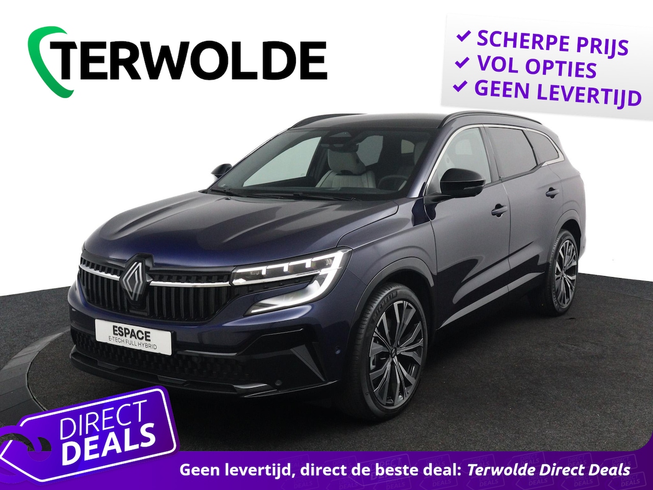 Renault Espace - E-Tech full hybrid 200 iconic 5p. | Pack Harman Kardon | Pack Advanced Driving Assist | Ma - AutoWereld.nl