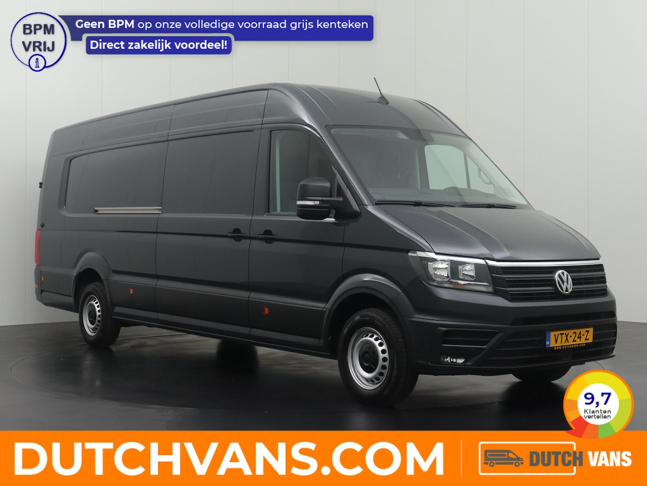 Volkswagen Crafter - 2.0TDI 140PK DSG Automaat L5H3 Highline | Navigatie | Betimmering | Camera | 3-Persoons - AutoWereld.nl