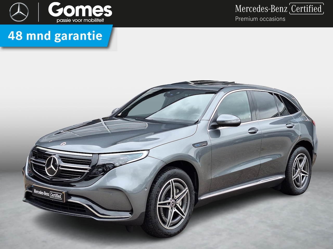 Mercedes-Benz EQC - 400 4MATIC | RijAssistentiepakket | Schuifdak | Sfeerverlichting | Elektrische achterklep - AutoWereld.nl