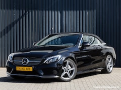 Mercedes-Benz C-klasse Cabrio - C200 AMG-Line Automaat 60.000km Camera Navi Burmester Airscarf Head-up