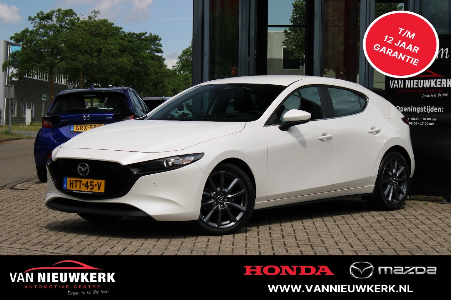 Mazda 3 - Hatchback Skyactiv-G 140pk M Hybrid Centre-Line Draadloze Carplay Parkeercamera 18Inch - AutoWereld.nl