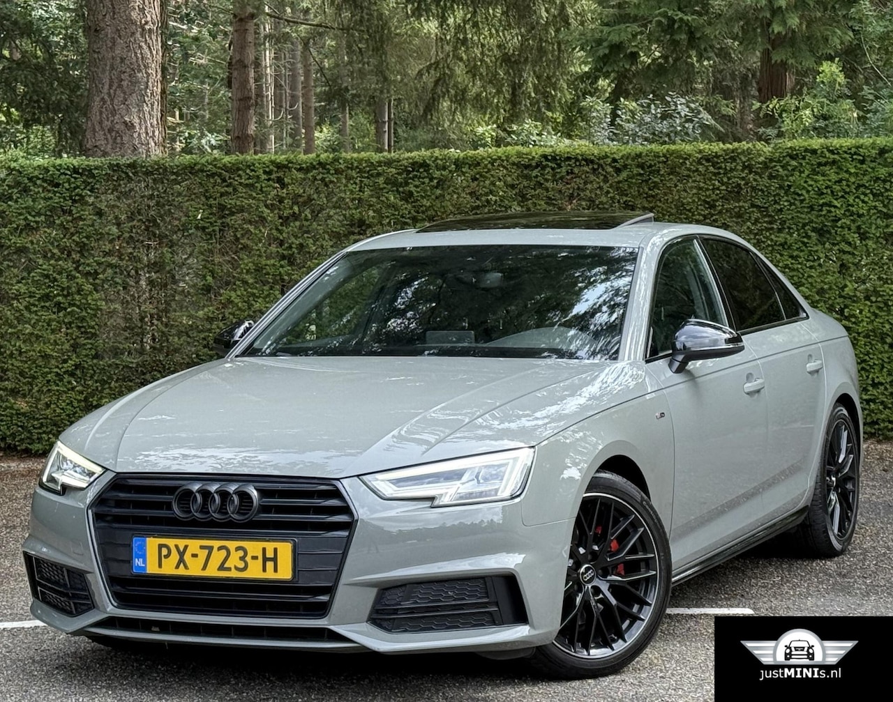 Audi A4 Limousine - LIMO 1.4 TFSI S-Line black ed AUT LEDER NAVI QUANTUMGRAU NL - AutoWereld.nl