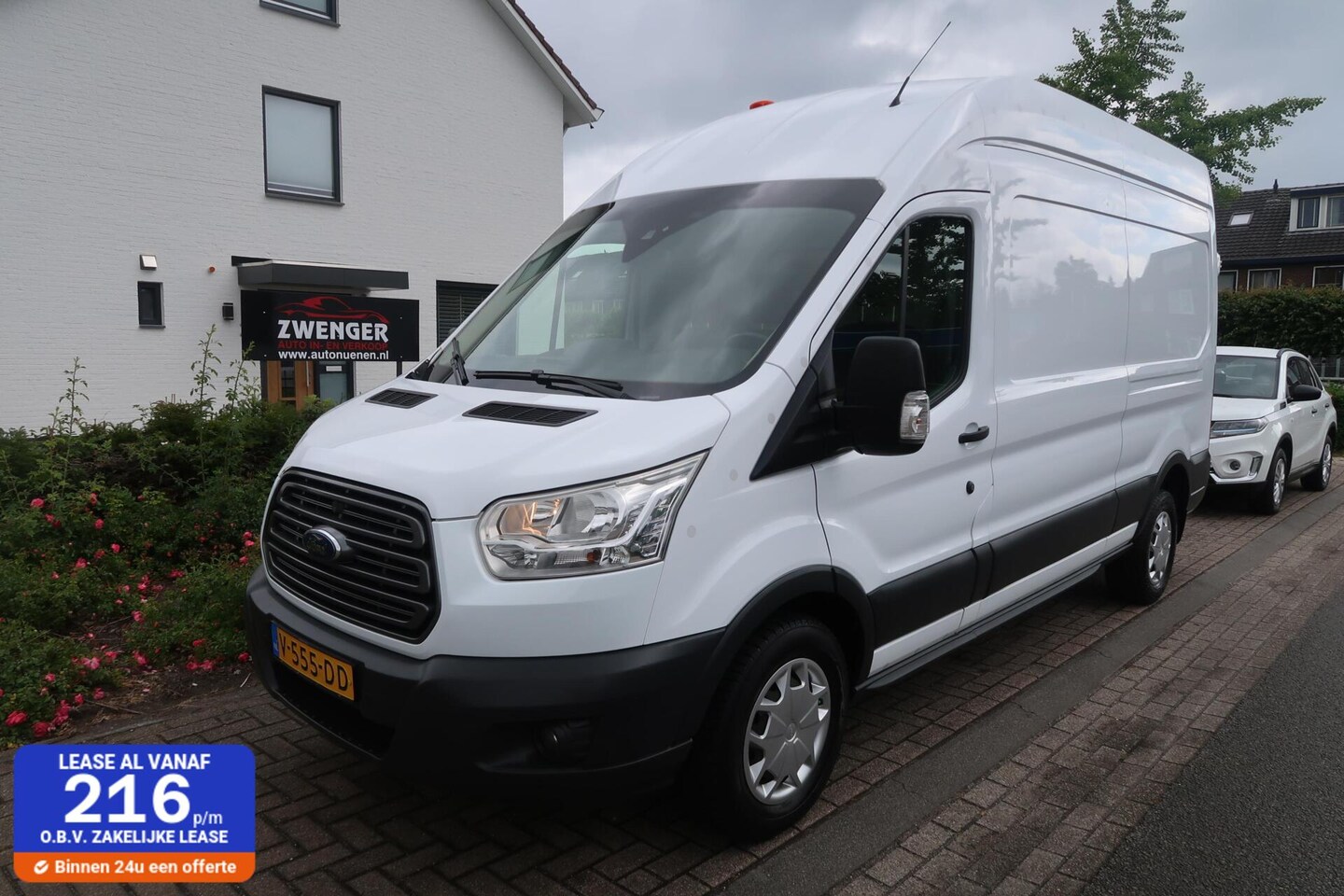 Ford Transit - 350 2.2 TDCI L3H2 AIRCO|TREKHAAK|CRUISECONTROL|BLUETOOTH|1E EIGENAAR|ZEER MOOI - AutoWereld.nl