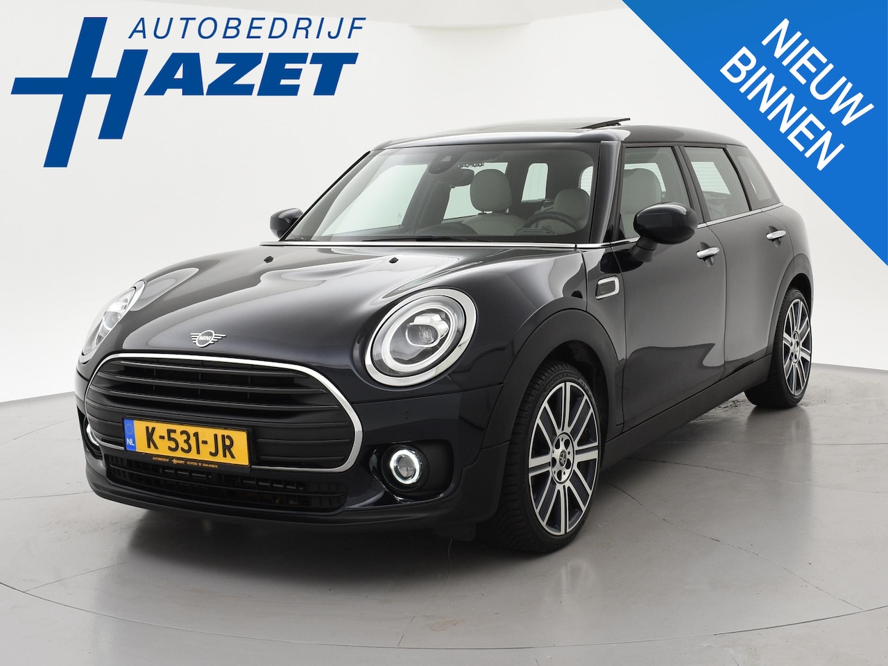 MINI Clubman - Mini 1.5 COOPER BUSINESS + DRAADLOZE CARPLAY | PANORAMA | LEDER EXCLUSIVE | STOELVERW. - AutoWereld.nl