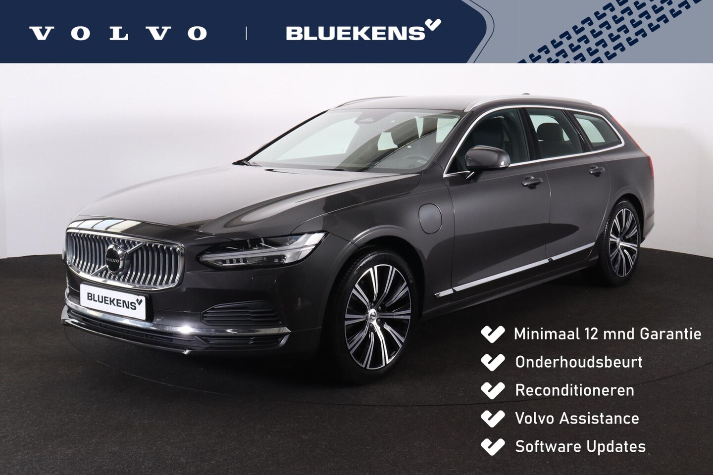 Volvo V90 - T6 Recharge AWD Core Bright - LONG RANGE - IntelliSafe Assist & Surround - Harman/Kardon a - AutoWereld.nl
