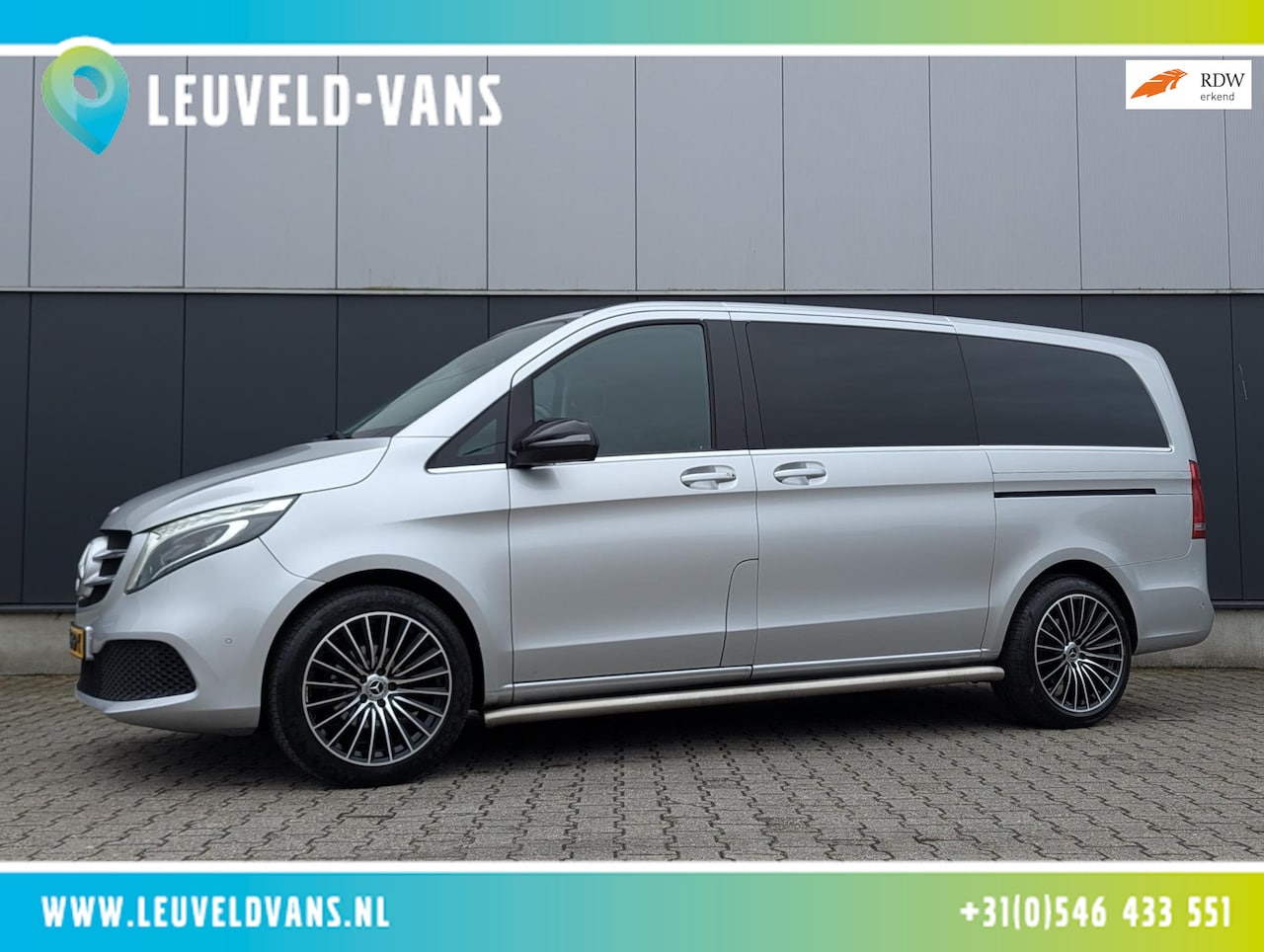 Mercedes-Benz V-klasse - 220d LANG DC DUBBELE CABINE LEDER ELEKTRISCHE KLEP 2X SCHUIFDEUR - AutoWereld.nl