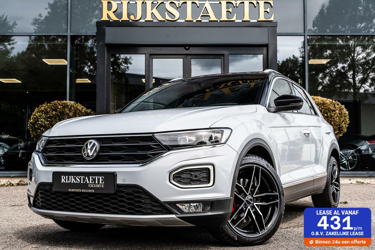 Volkswagen T-Roc - 1.5 TSI R-Line|PANO|19''|ACC|NAV|CARPLAY - AutoWereld.nl