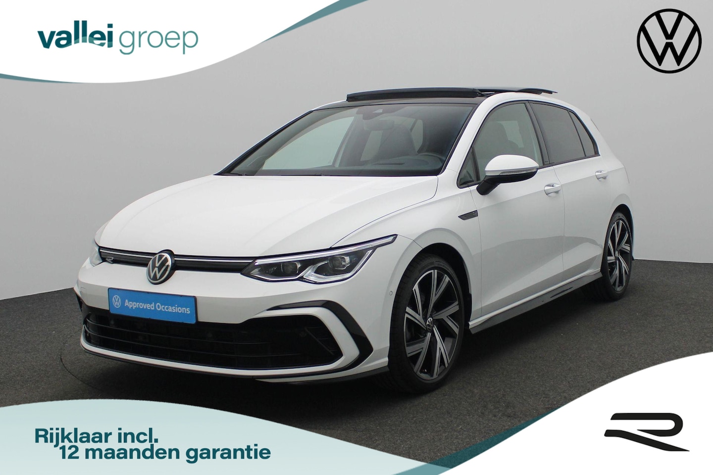 Volkswagen Golf - 1.5 eTSI 150 pk DSG R-Line | Panoramadak | Trekhaak | Harman/Kardon | IQ Light | Head-up d - AutoWereld.nl