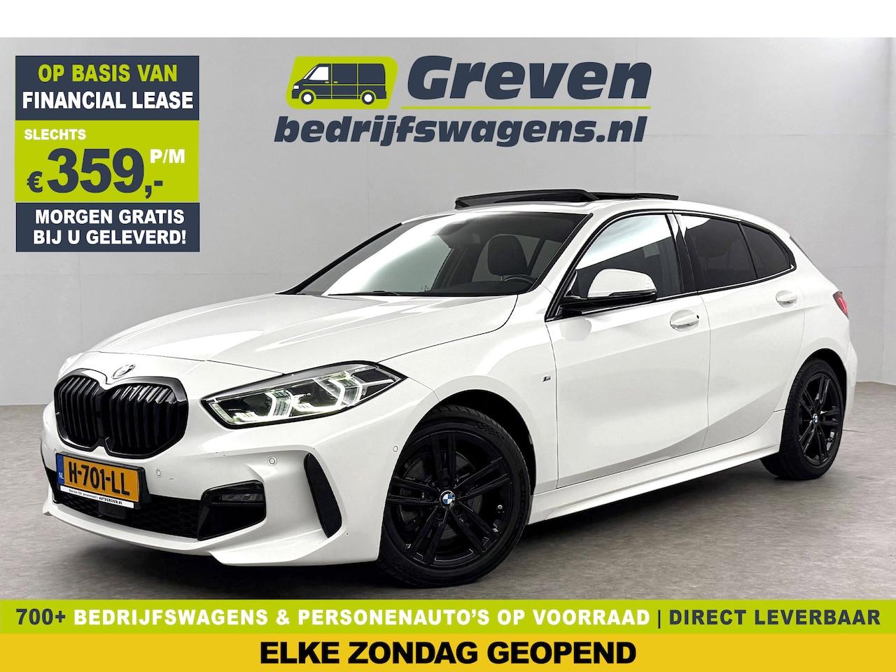 BMW 1-serie - 118i M-Sport 141PK Pano Carplay Sfeerverl. Virtual LED Memory Clima Camera Cruise Navi PDC - AutoWereld.nl