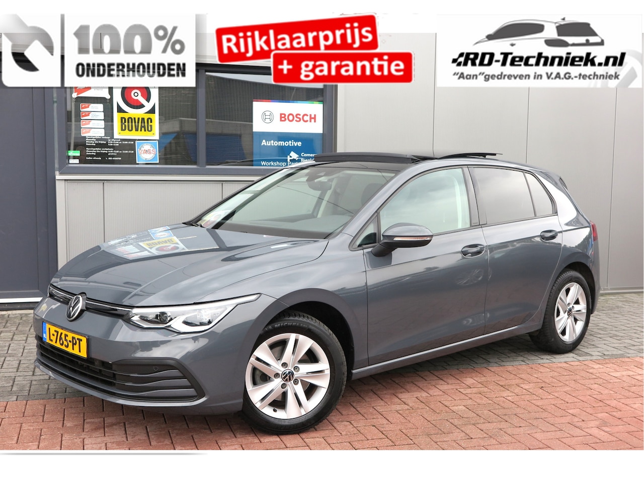 Volkswagen Golf - 1.5 TSI Style 1.5 TSI 96kw 130pk Style , Panorama dak , Led, Virtual cockpit ,Trekhaak uitklapbaar, PDC, - AutoWereld.nl