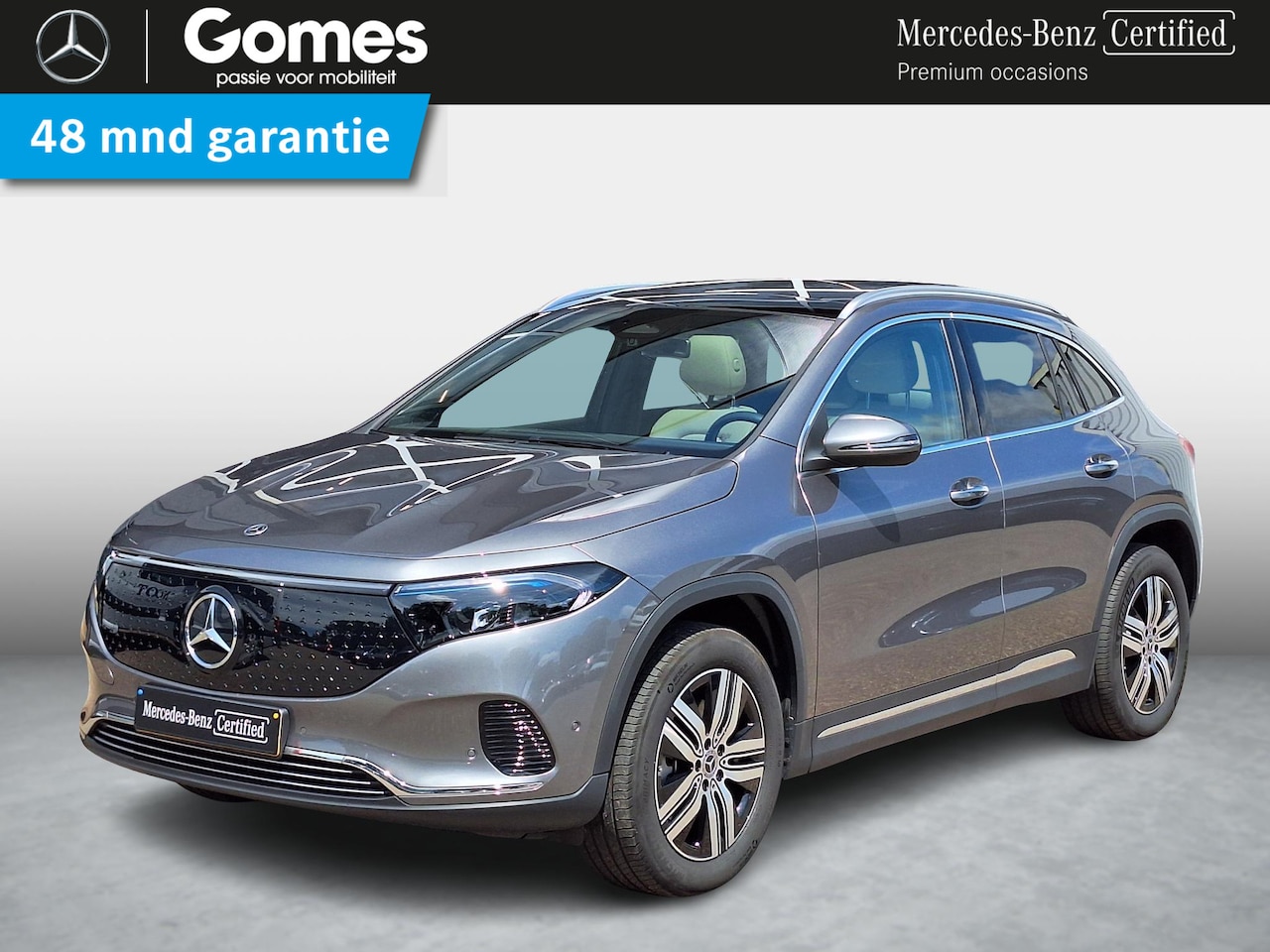 Mercedes-Benz EQA - 250+ Luxury Line | Beige Interieur | Panoramadak | Trekhaak | Privacy Glas Achter | Sierde - AutoWereld.nl