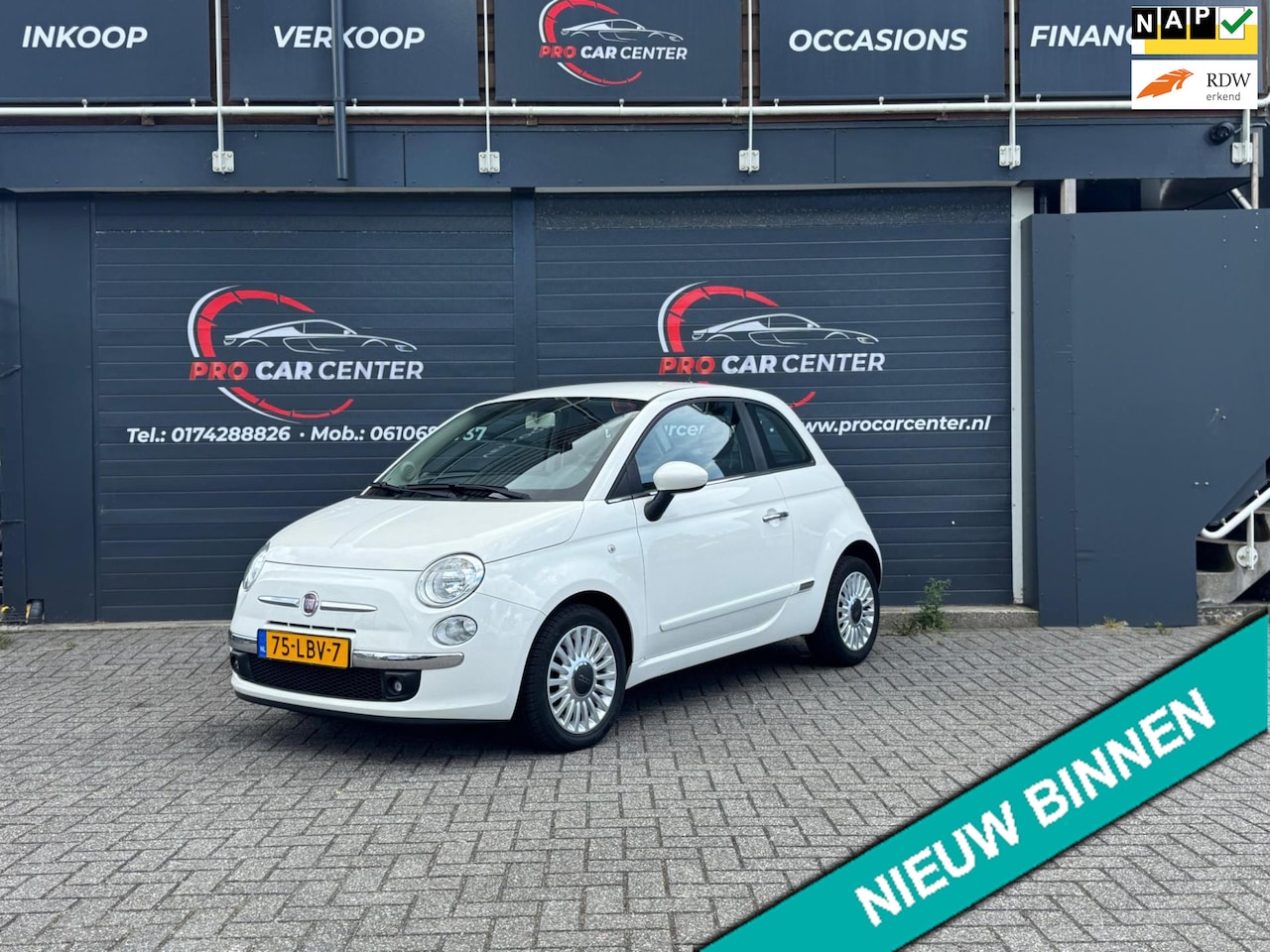 Fiat 500 - 1.2 Pop AUT|EL.RAMEN|LMV|NAP|APK - AutoWereld.nl