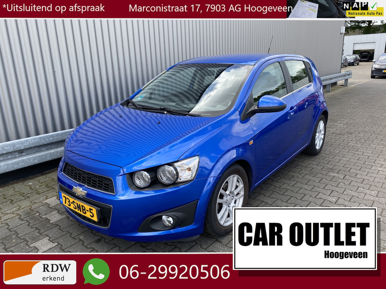 Chevrolet Aveo - 1.4 LTZ 126Dkm.NAP, A/C, LM, nw. APK – Inruil Mogelijk – - AutoWereld.nl