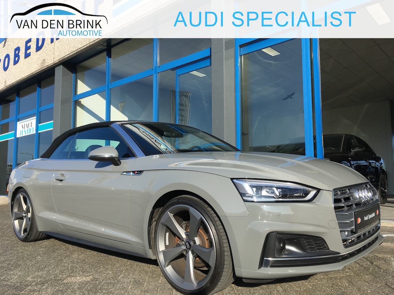 Audi A5 Cabriolet - 40 TFSI S-Line Quantum Grey - AutoWereld.nl
