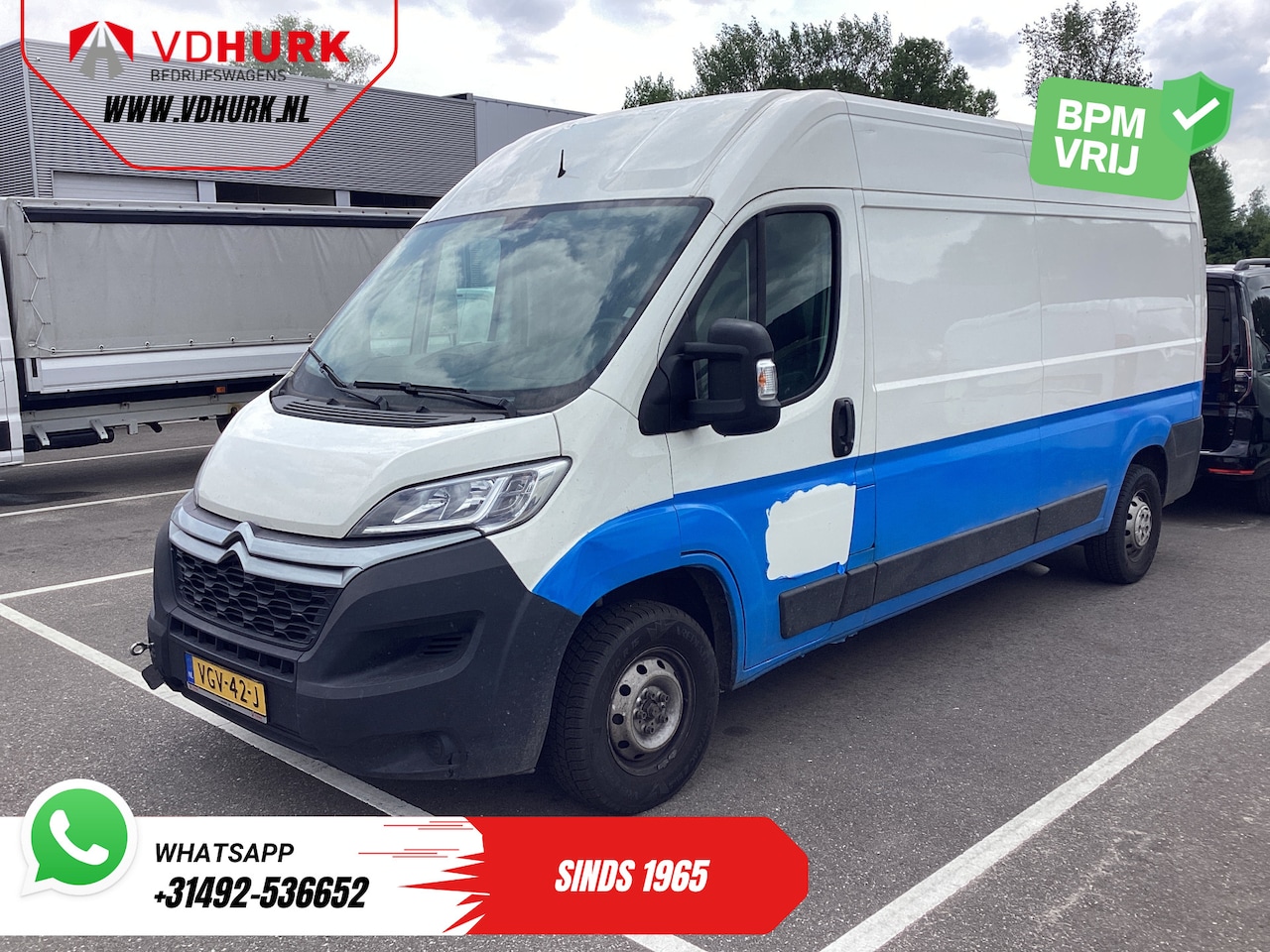 Citroën Jumper - 33 2.2 HDi 140pk L3H2 EXPORT ONLY ENGINE BROKEN NL Auto/ Airco/ Camera/ 2.5t Trekverm. - AutoWereld.nl