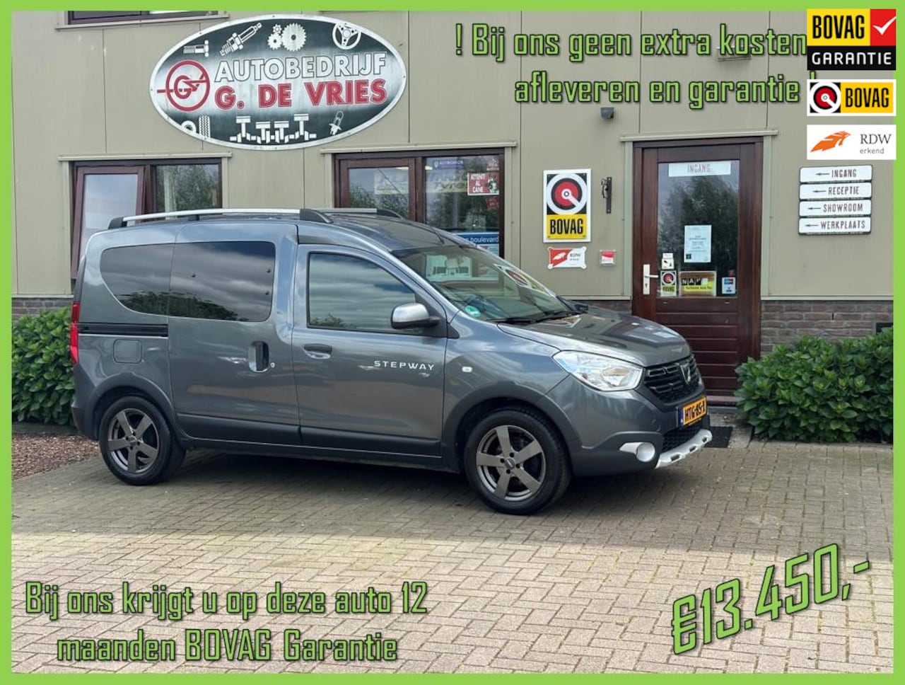 Dacia Dokker - 1.2 TCe S&S Ambiance - Prijs inclusief 12 maanden BOVAG-garantie en afleveren – - AutoWereld.nl