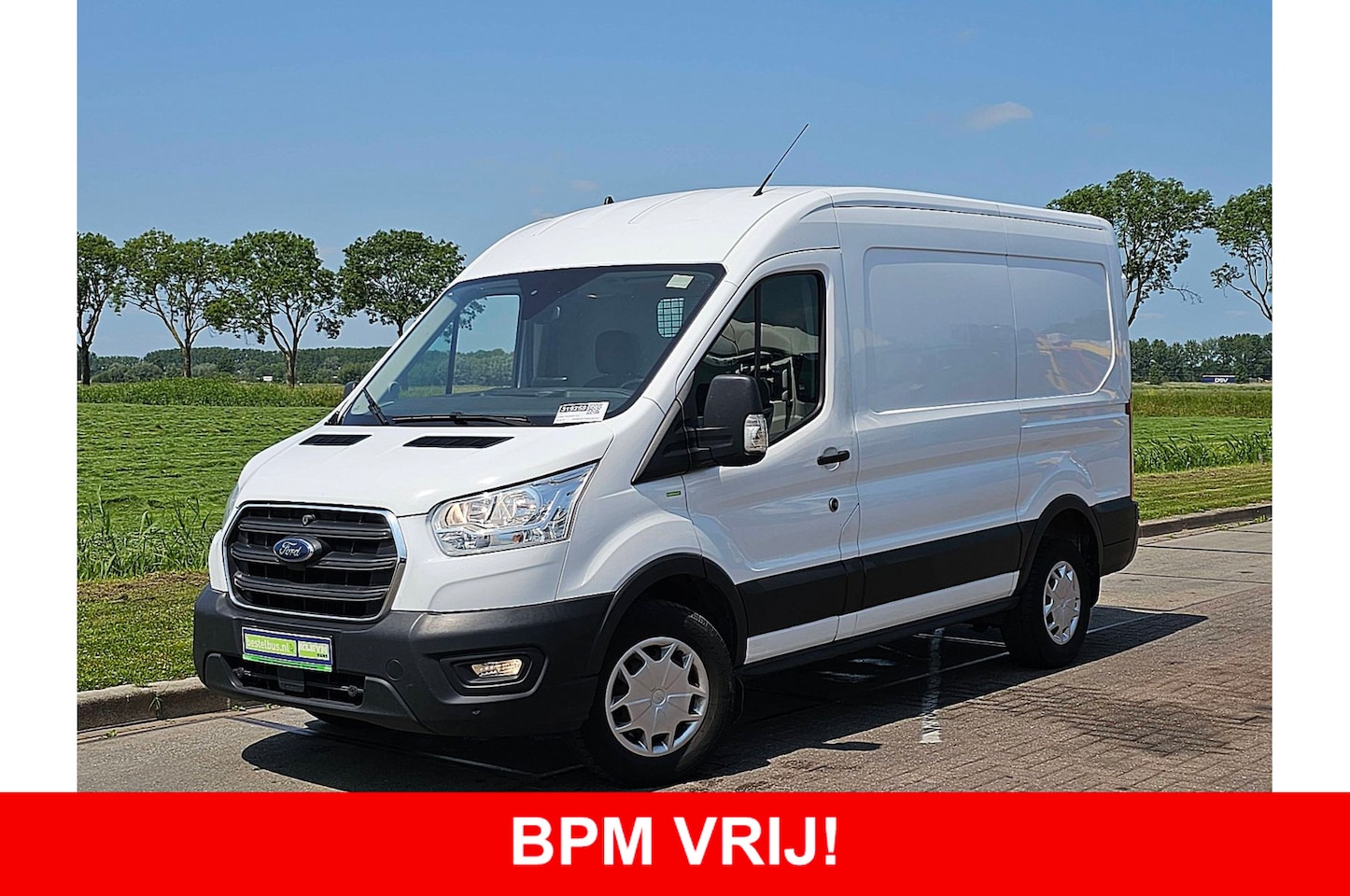 Ford Transit - 350 2.0 TDCI L2H2 Trend Navi Euro6 Airco Oh-Historie 1e Eigenaar Trekhaak Navi! - AutoWereld.nl