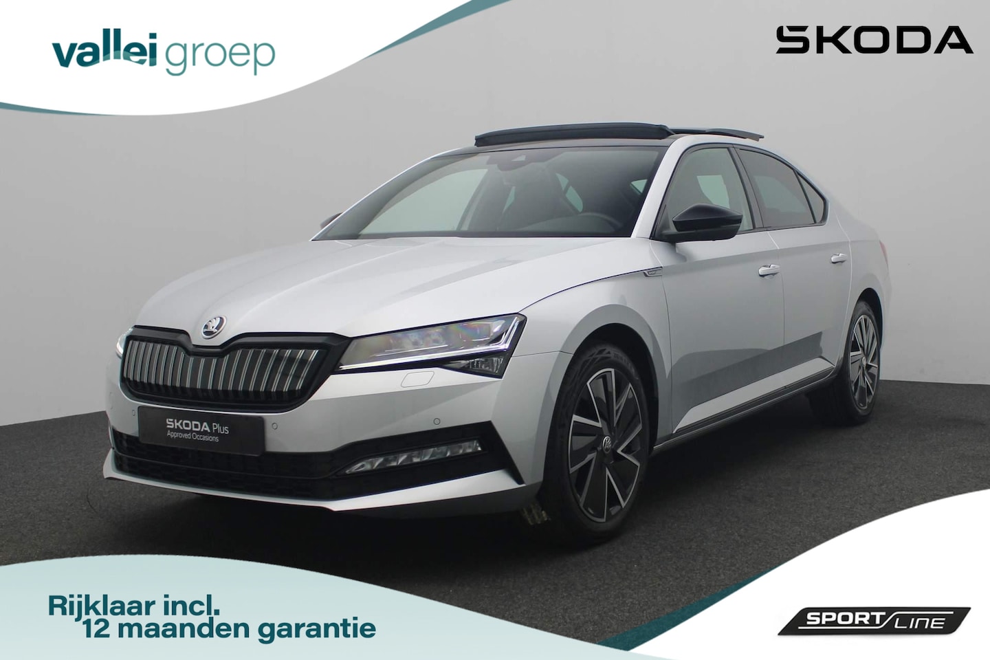 Skoda Superb - 1.4 TSI 218 pk DSG iV PHEV Sportline Business | Panoramadak | Matrix LED | Geheugenstoelen - AutoWereld.nl