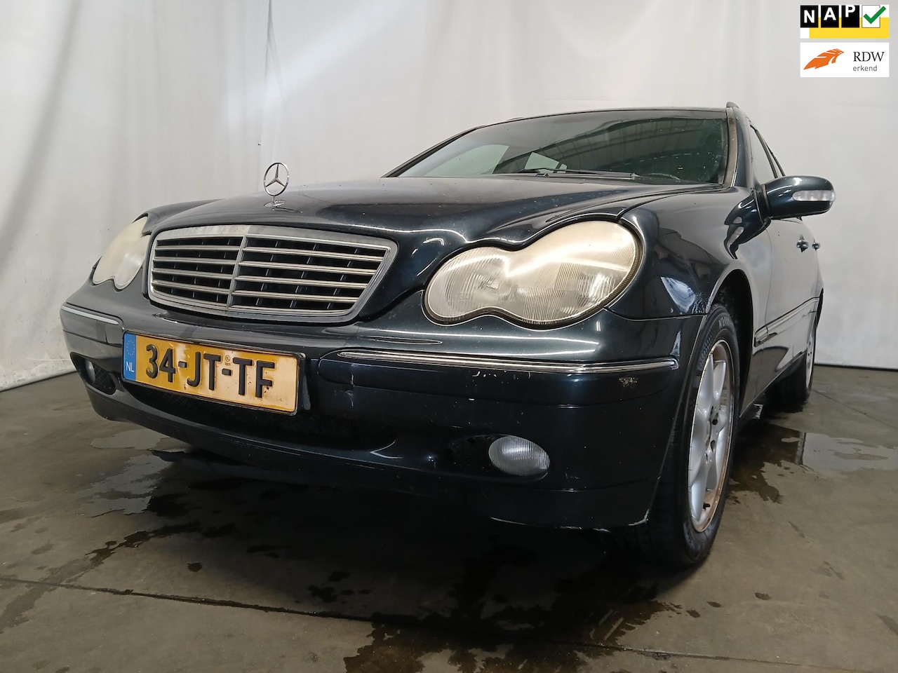 Mercedes-Benz C-klasse Combi - 180 K. Elegance - Airco - Cruise Control - Schade - AutoWereld.nl
